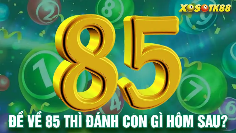 Đề về 85 thì đánh con gì hôm sau?